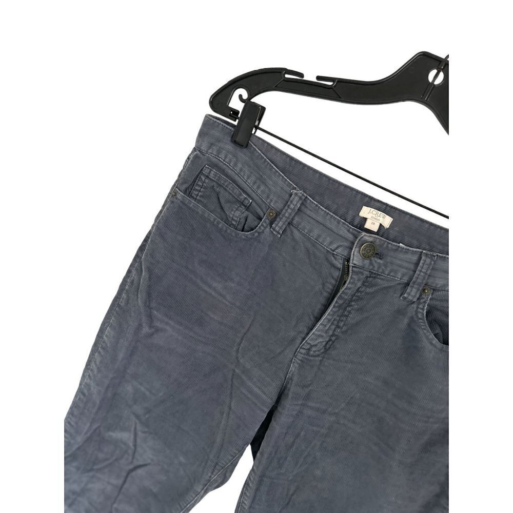 J.CREW Gray Corduroy Pants Cotton Casual Size 29
